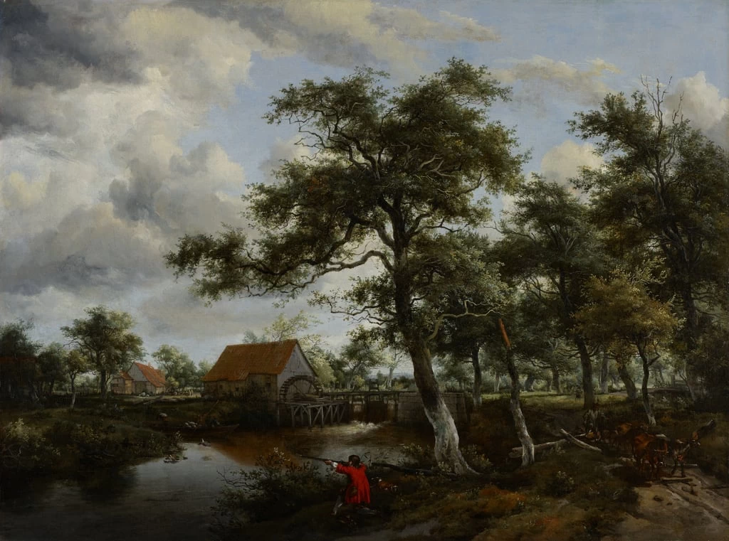 Paesaggio boscoso con stagno - Minneapolis Institute of Arts